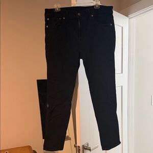 American Eagle Outfitters Men's Black Relaxed Jeans